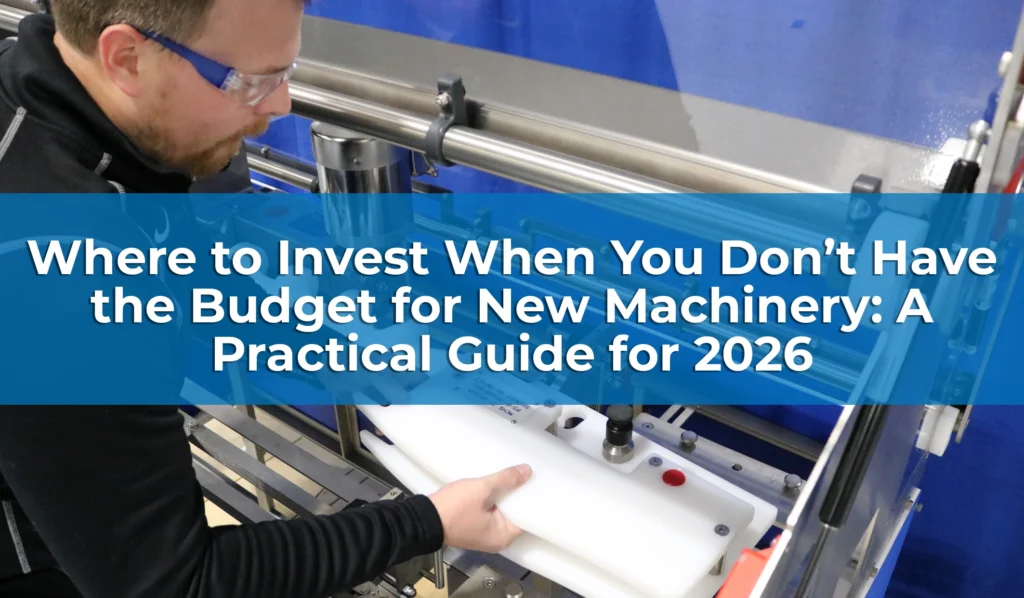 Where to Invest When You Don’t Have the Budget for New Machinery