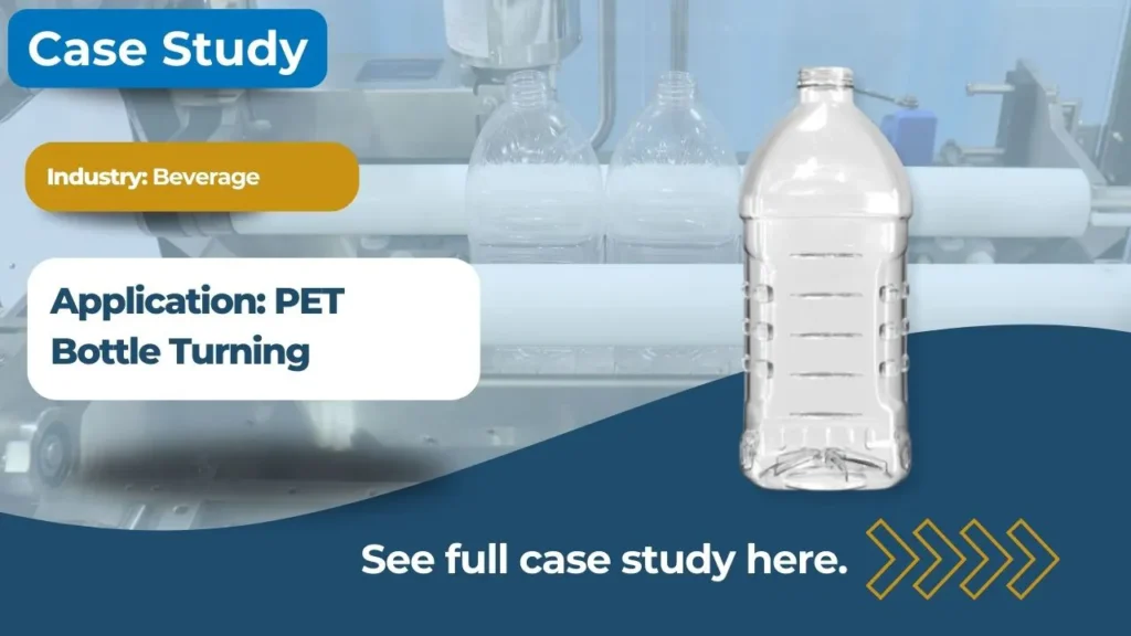 Timing Screw System for PET Bottle Turning